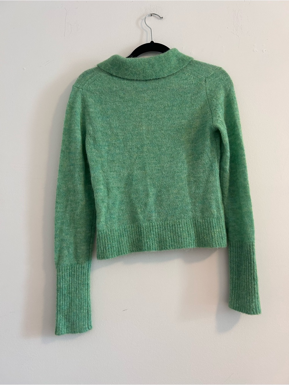 Banana Republic ITALIAN ALPACA-BLEND SWEATER POLO green - Picture 9 of 10